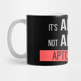 Funny Aptos California Bay Area Design for Beach Lovers Mug